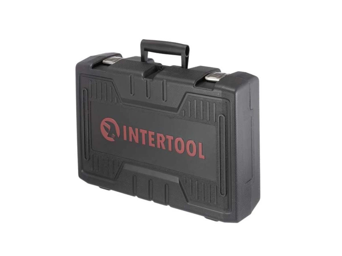 Шліфмашина кутова акумуляторна з безщітковим двигуном 20 В, 125 мм, 10000 об/хв., Li-Ion, 4.0 Аг, ЗП 4 А, кейс INTERTOOL WT-0366 