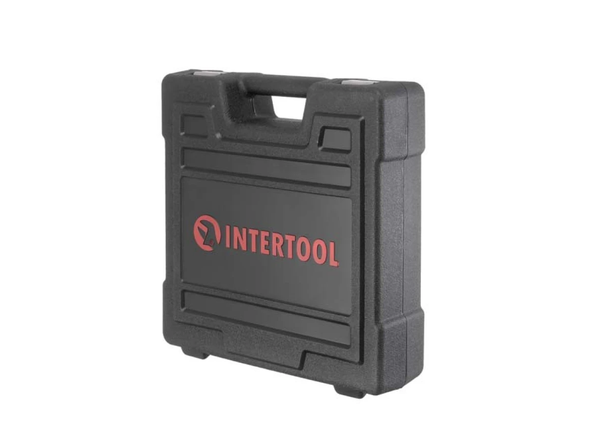 Дриль-шуруповерт акумуляторний з безщітковим двигуном 20 В, 60 Нм, 0-500/0-2000 об/хв., 2-13 мм, Li-Ion, 2.0 Аг, ЗП 2 А, кейс INTERTOOL WT-0360 