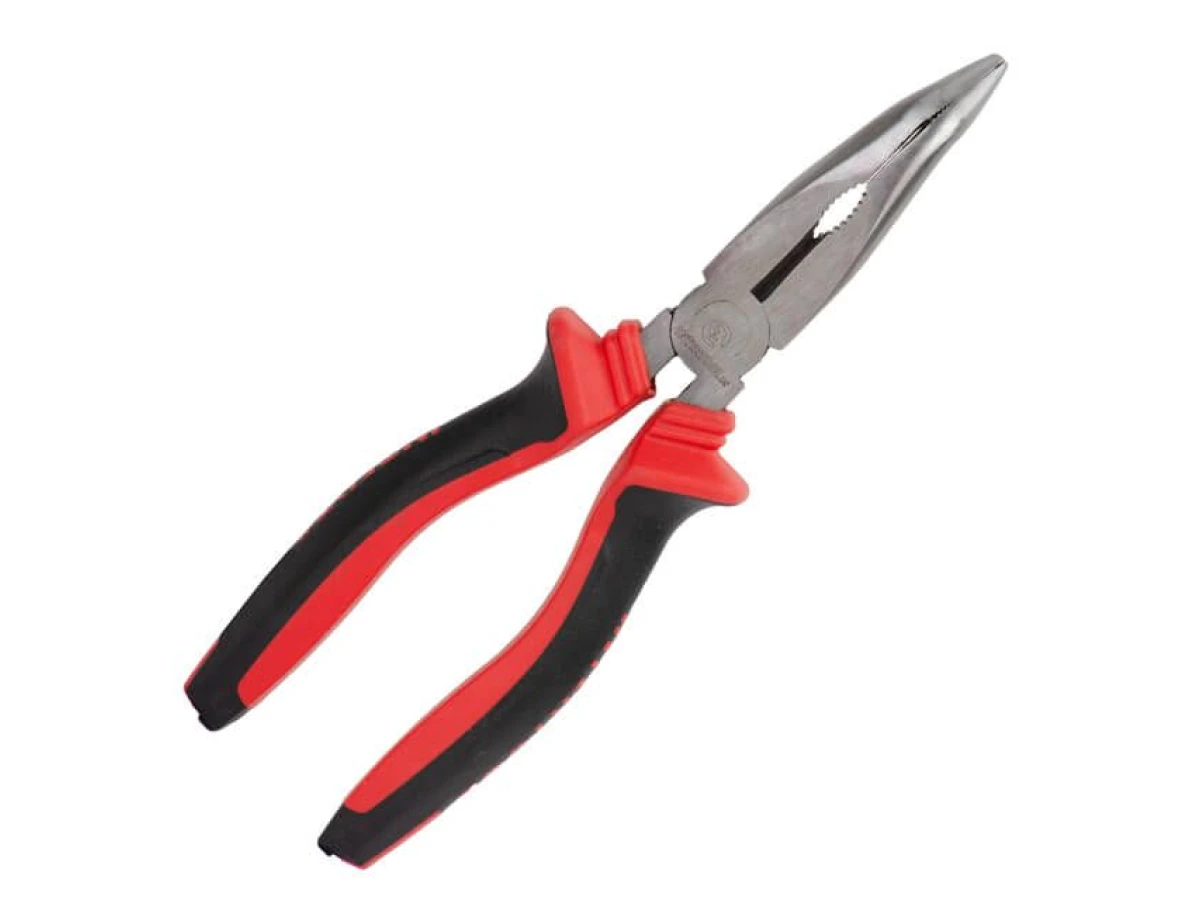 Довгогубці вигнуті 180 мм, 40CrV, фосфатовані, поліровані, STORM INTERTOOL NT-0148 