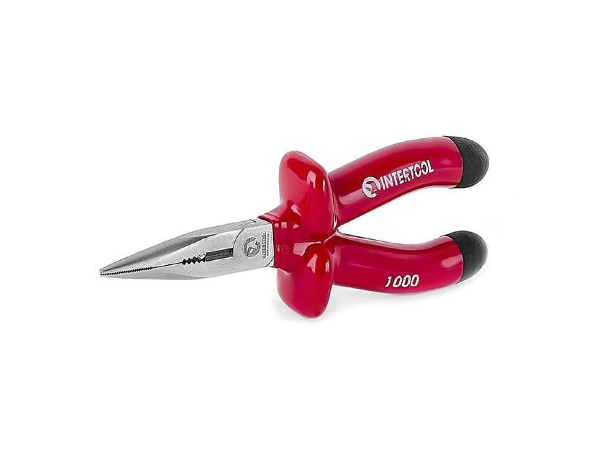 Довгогубці прямі 160 мм, діелектричні, CrV 6150 INTERTOOL NT-0326 