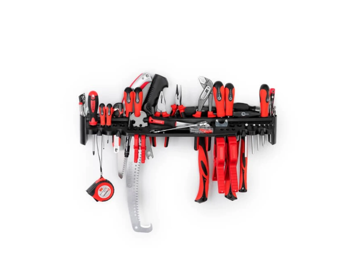 Полка с отверстиями под инструмент пластиковая 610x160x45 мм INTERTOOL BX-0002 