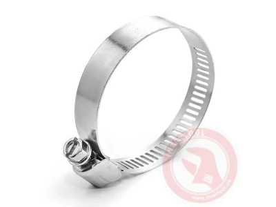 Хомут сталевий оцинкований 12,7 мм, D - 46-70 мм INTERTOOL TC-0146