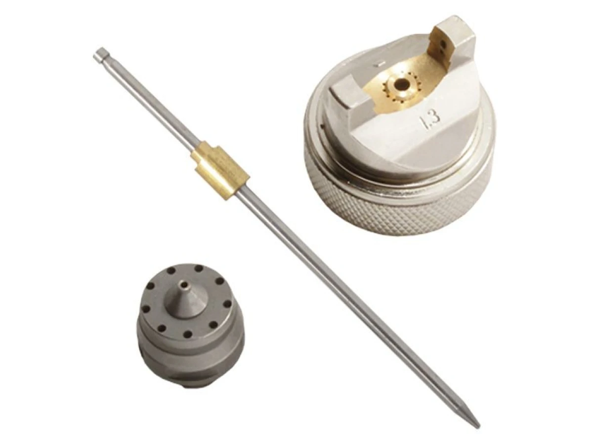 Комплект форсунки 1.4 мм для фарбопультів HVLP (дюза, повітряна головка, голка) INTERTOOL PT-2001 