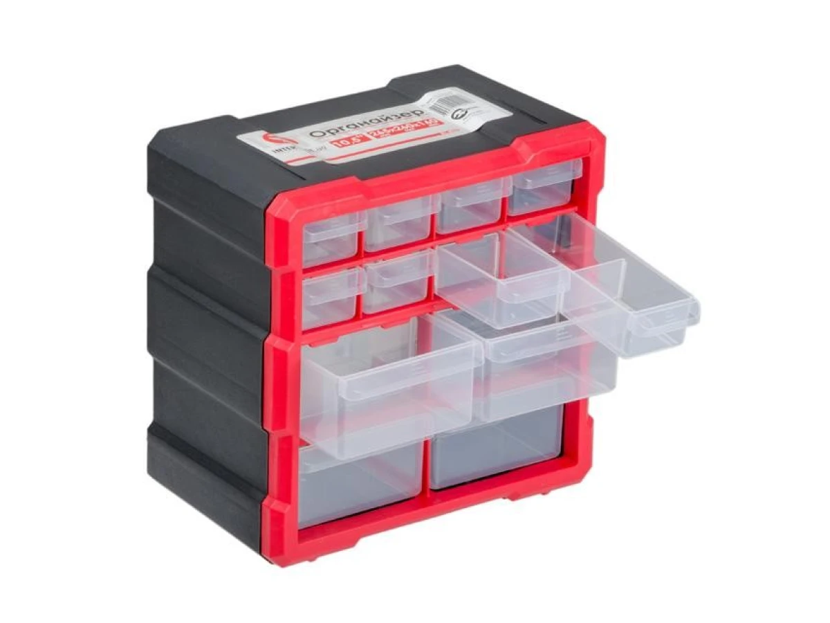Органайзер 10,5" 265*260*160 мм, 12 відділень INTERTOOL BX-4024 