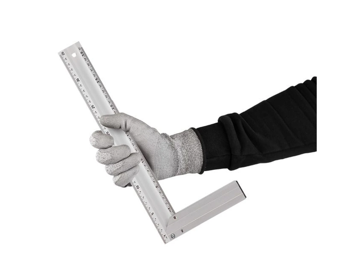 Косинець будівельний алюмінієвий 350 мм INTERTOOL MT-2063 