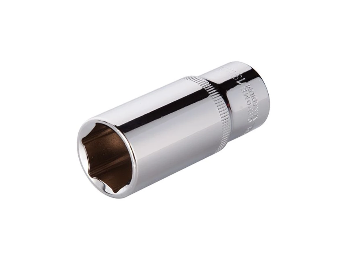 Головка шестигранна подовжена 3/8", 19 мм, Cr-V STORM INTERTOOL ET-0429 