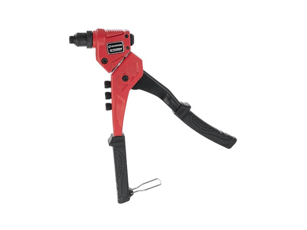 Пістолет заклепувальний поворотний на 360°, 300 мм, діаметр застосовуваної заклепки 2.4; 3.2; 4; 4.8 мм, Storm INTERTOOL RT-0016 