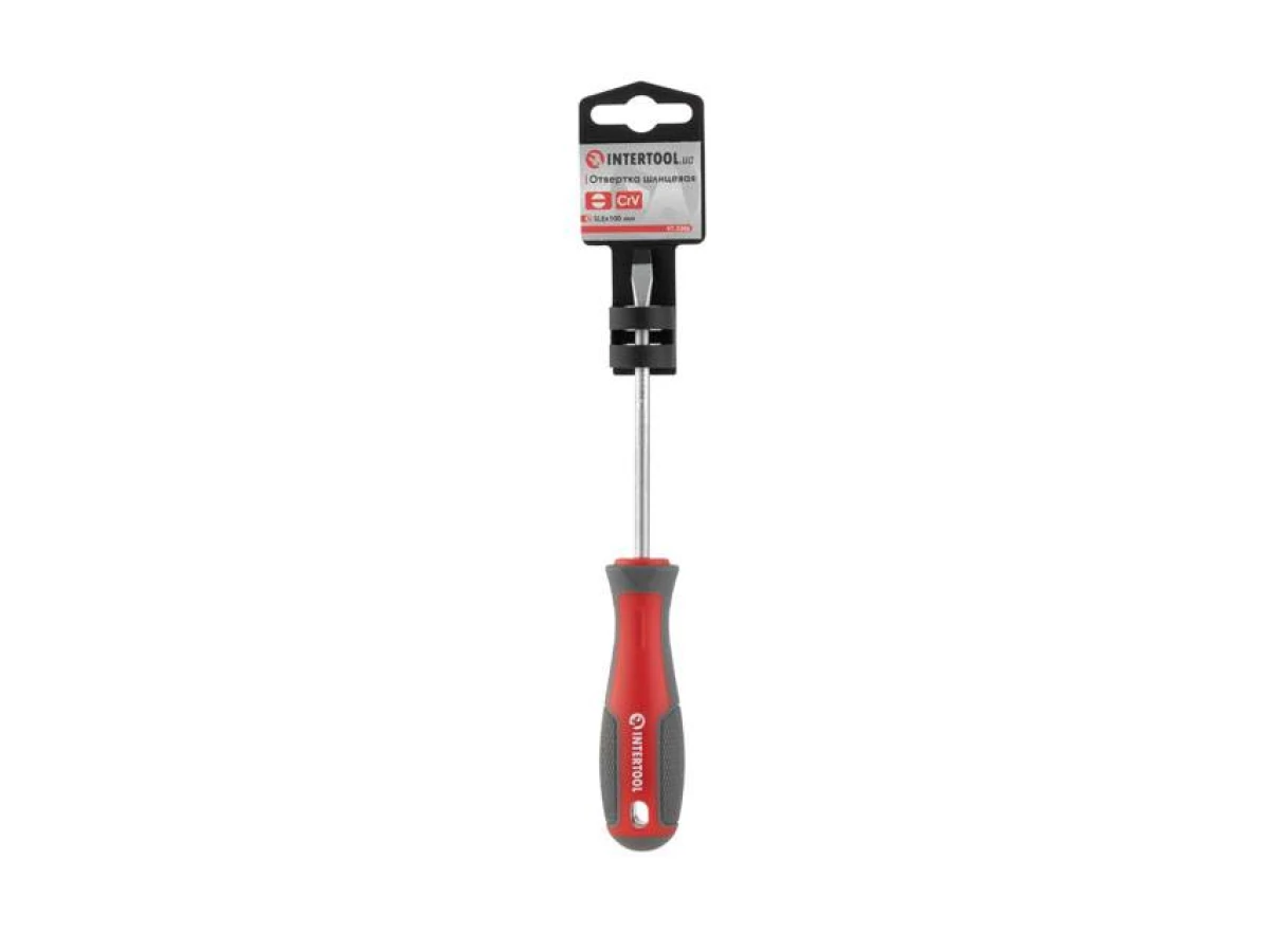 Викрутка SL5.0 * 100 мм, CR-V INTERTOOL VT-3306 