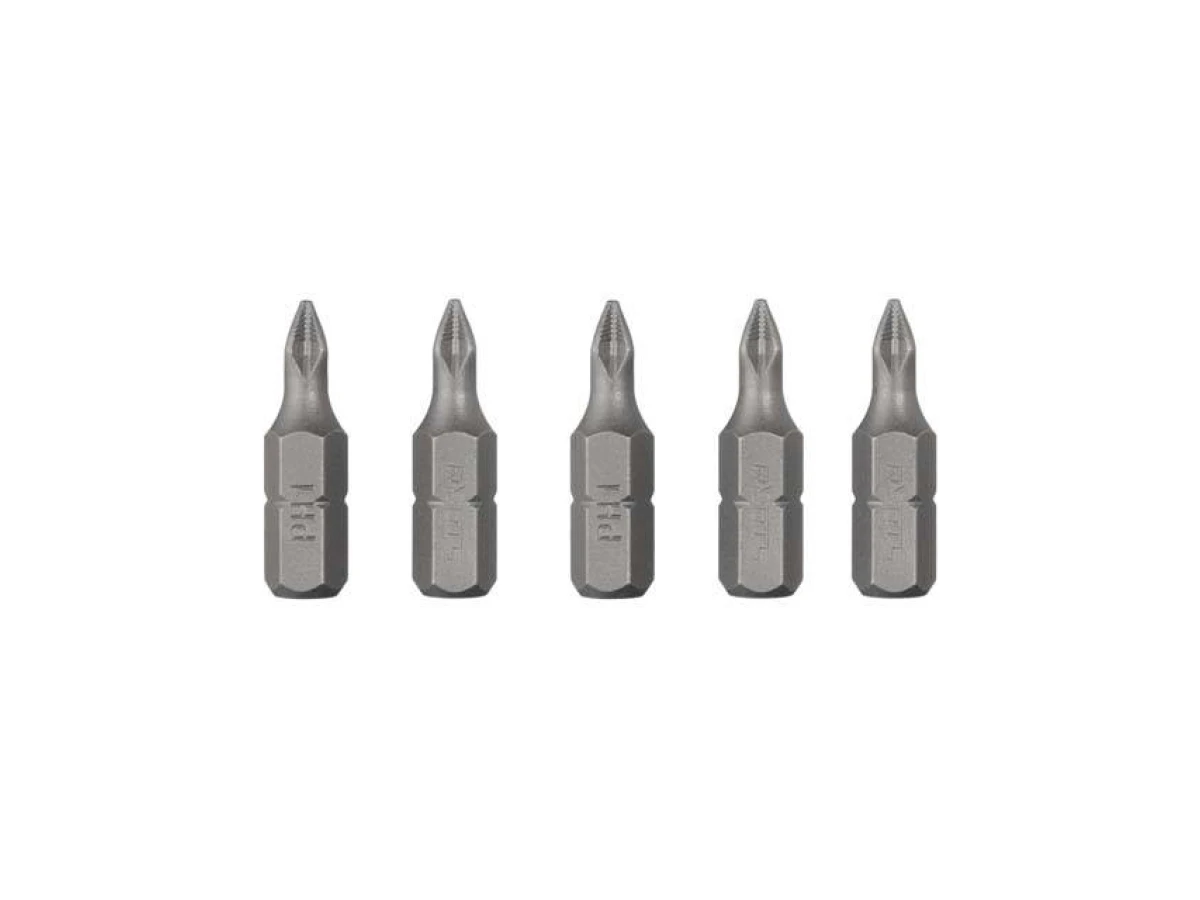 Комплект насадок викруткових PH1 1/4 "* 25мм, ACR, S2, уп. 5од., STORM INTERTOOL VT-0206 