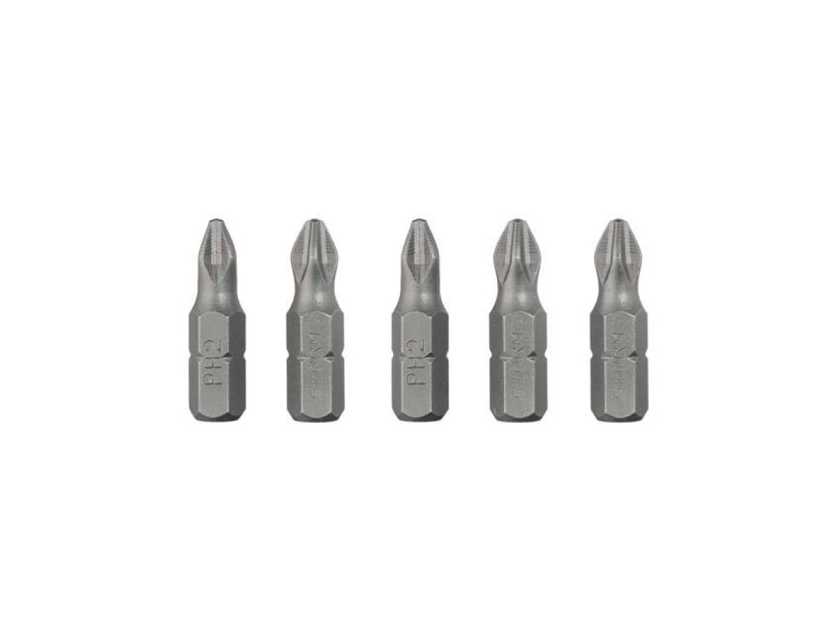 Комплект насадок викруткових PH2 1/4 "* 25мм, ACR, S2, уп. 5од., STORM INTERTOOL VT-0207 