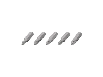 Комплект викруткових насадок PH1, PH2, PZ1, PZ2 1/4
