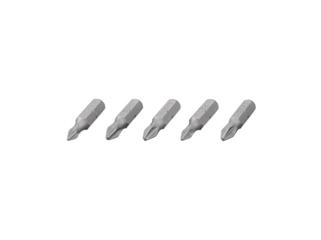 Комплект викруткових насадок PH1, PH2, PZ1, PZ2 1/4" * 25мм уп. 5од., S2, STORM INTERTOOL VT-0210 