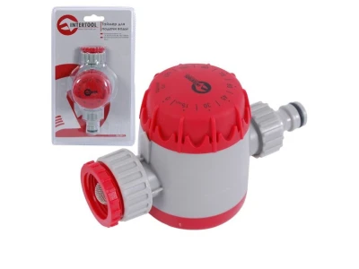 Таймер подачи воды для полива, автоматический с фильтром + адаптер с резьбой 1/2