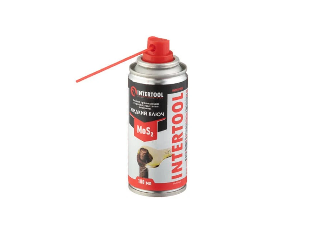 Мастило проникаюче "Рідкий Ключ", аерозоль 100 мл INTERTOOL FS-4110 