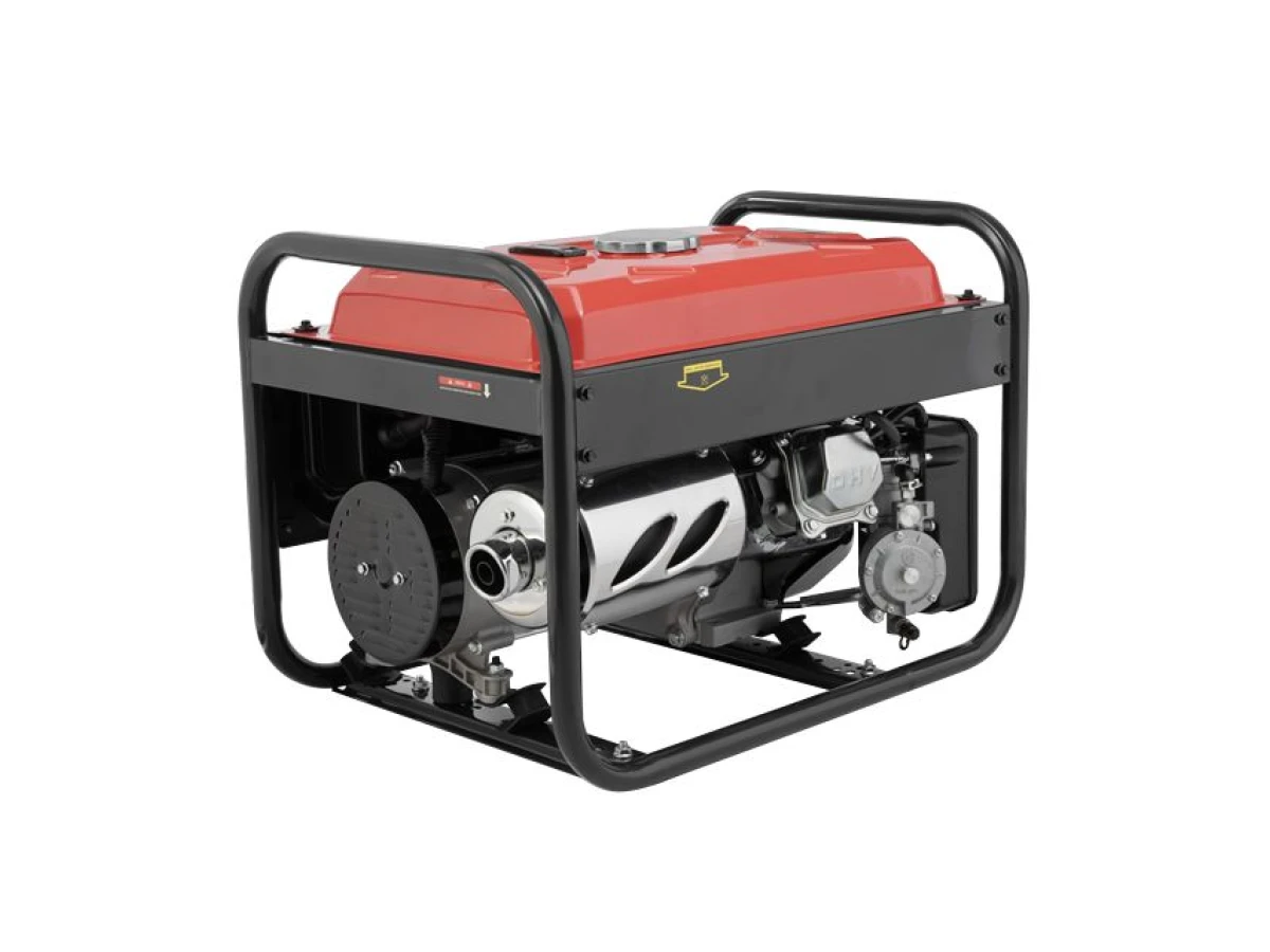 Генератор бензиновый/газовый 2.8/3 кВт, 220 В, 15 л, ручной старт, медная обмотка, STORM INTERTOOL DT-1133 