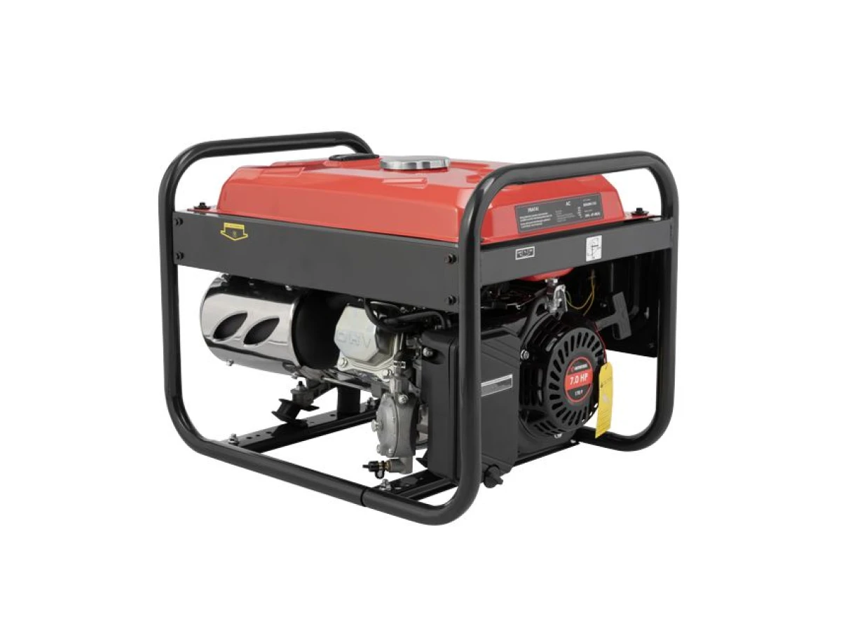 Генератор бензиновый/газовый 2.8/3 кВт, 220 В, 15 л, ручной старт, медная обмотка, STORM INTERTOOL DT-1133 