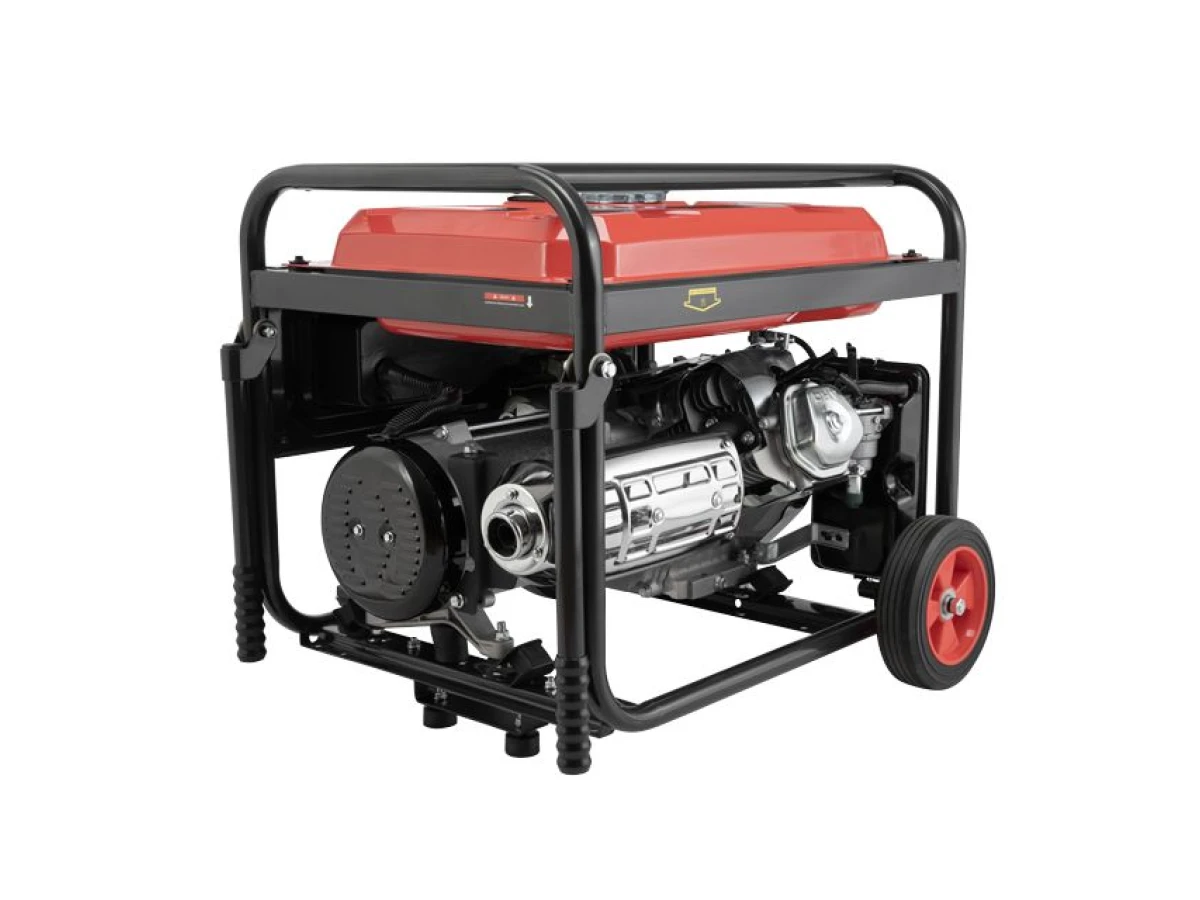 Генератор бензиновый 7/7.5 кВт, 220/380 В, 25 л, электро+ручной старт, медная обмотка, STORM INTERTOOL DT-1176 