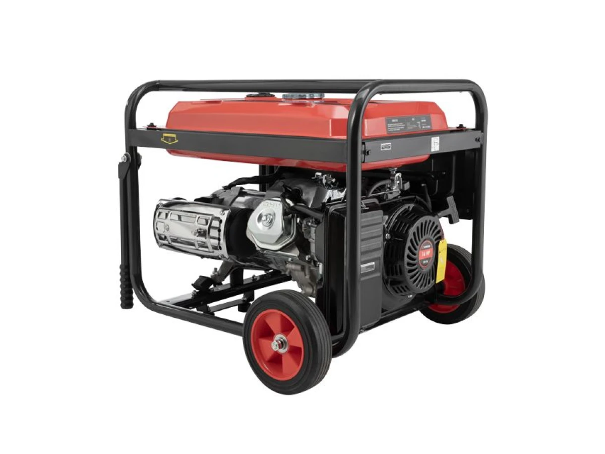 Генератор бензиновый 7/7.5 кВт, 220/380 В, 25 л, электро+ручной старт, медная обмотка, STORM INTERTOOL DT-1176 