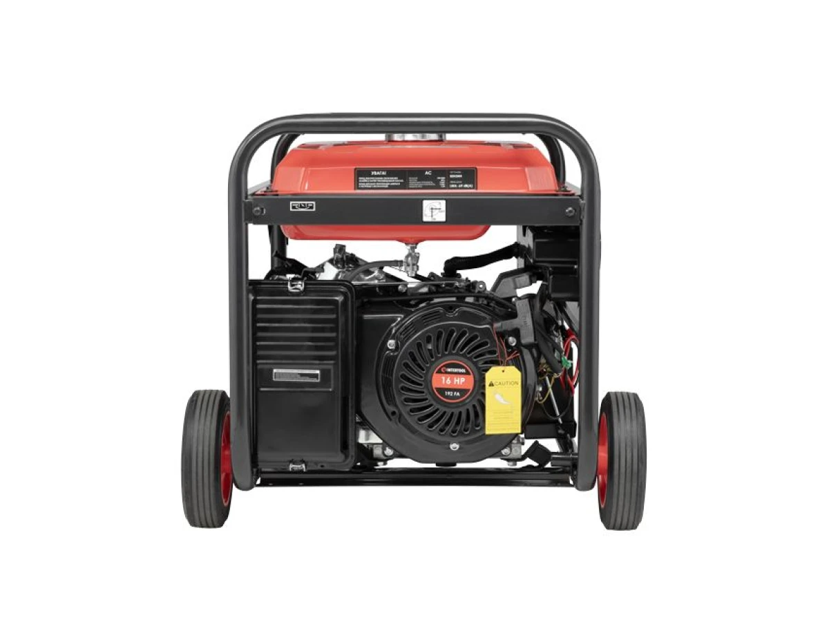 Генератор бензиновый 7/7.5 кВт, 220/380 В, 25 л, электро+ручной старт, медная обмотка, STORM INTERTOOL DT-1176 