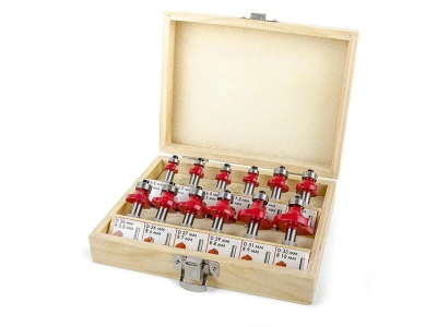 Набір фрез калювальних, 12 шт INTERTOOL HT-0077