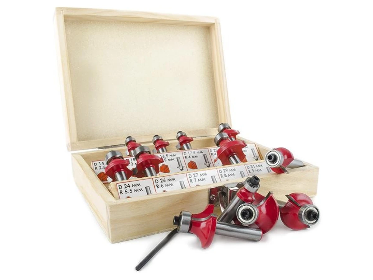 Набір фрез калювальних, 12 шт INTERTOOL HT-0077 