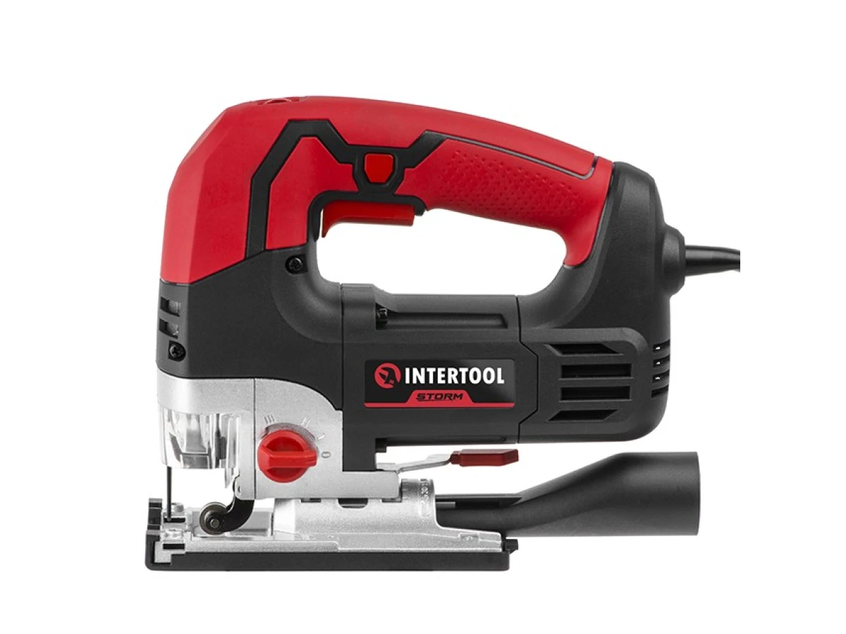 Электролобзик 900 Вт, 1000-3000 ход/мин,бесключевой патрон, макс.гл.распила 120мм, алюминиевая платформа INTERTOOL WT-0491 