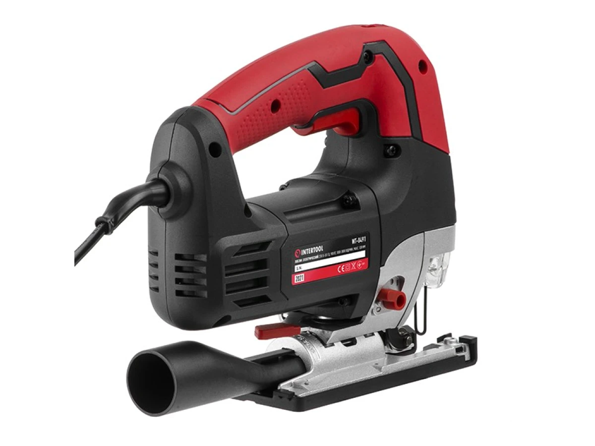 Электролобзик 900 Вт, 1000-3000 ход/мин,бесключевой патрон, макс.гл.распила 120мм, алюминиевая платформа INTERTOOL WT-0491 