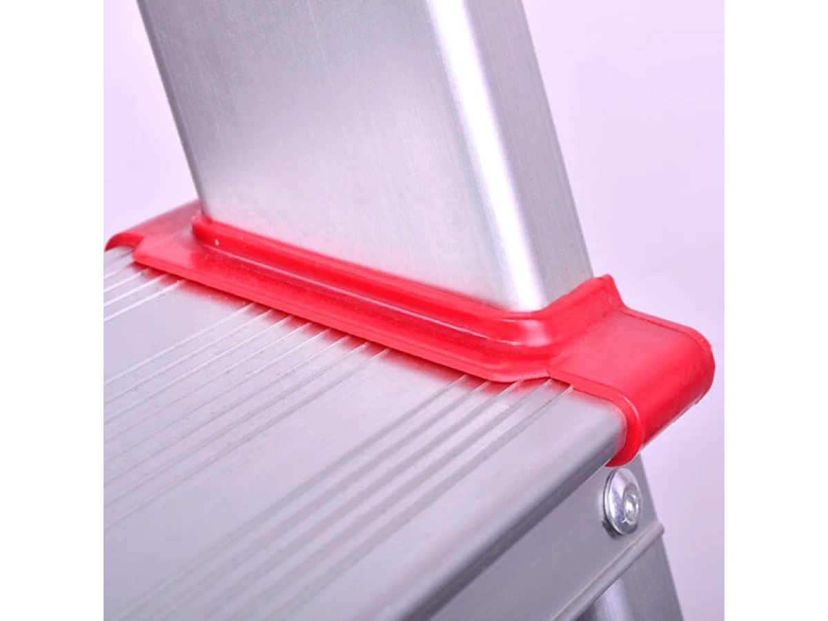 Стремянка алюминиевая 7 ступеней, высота до платформы 1500 мм INTERTOOL LT-1007 