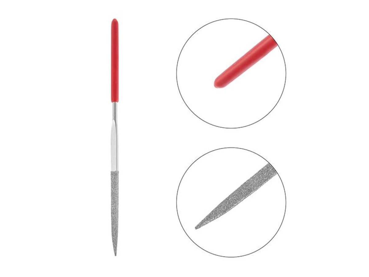 Набор алмазных надфилей 10шт/упак., 140мм INTERTOOL HT-3701 