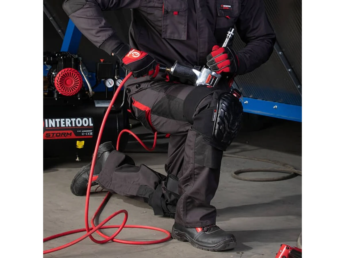 Куртка рабочая 80 % полиэстер, 20 % хлопок, плотность 260 г/м2, L INTERTOOL SP-3003 