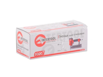 Цвях для степлера 50мм 1.0x1.25мм 5000шт/упак INTERTOOL PT-8650