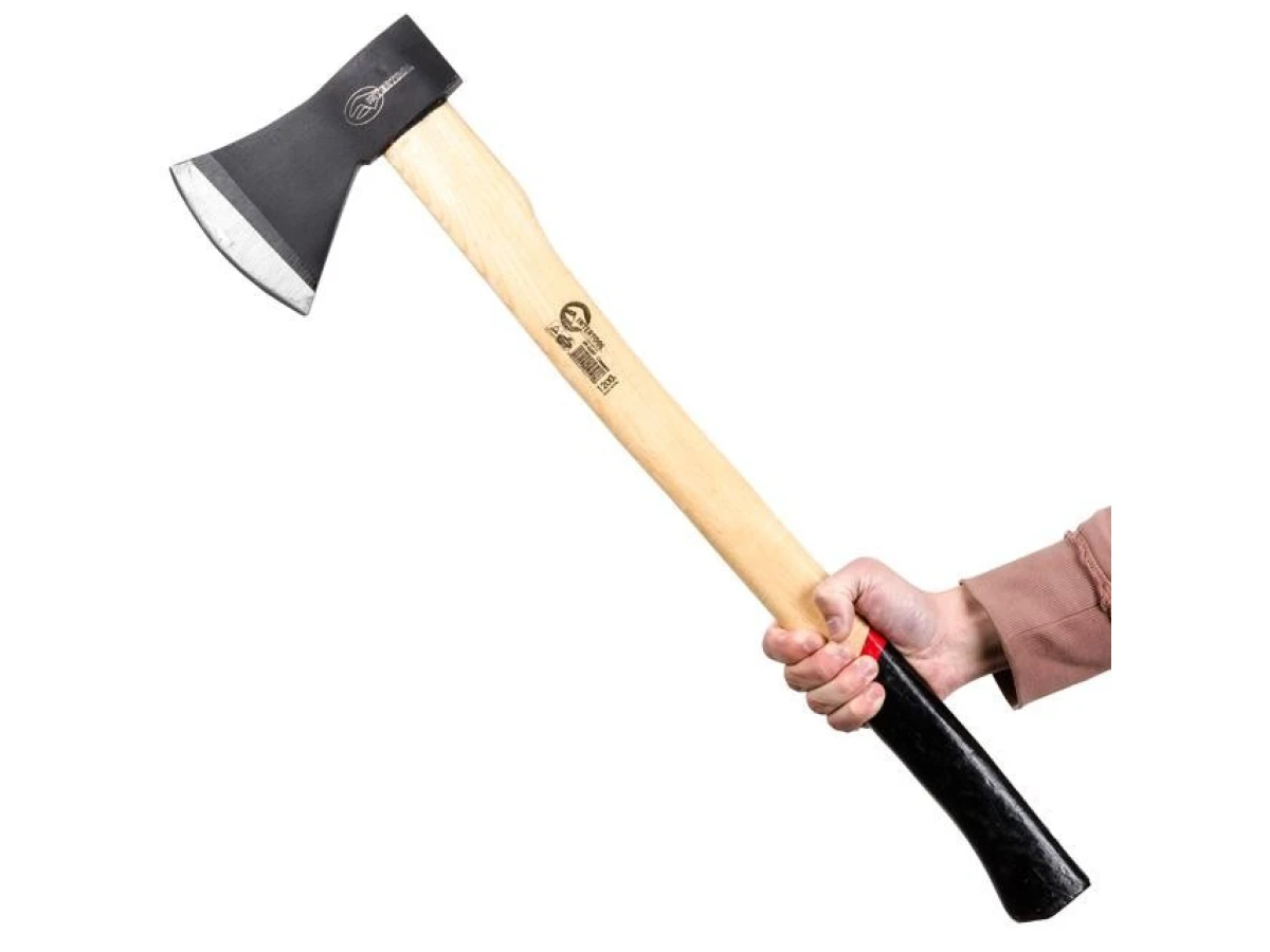 Сокира 1200 г, ручка пекан, 48-57 HRC INTERTOOL HT-0259 