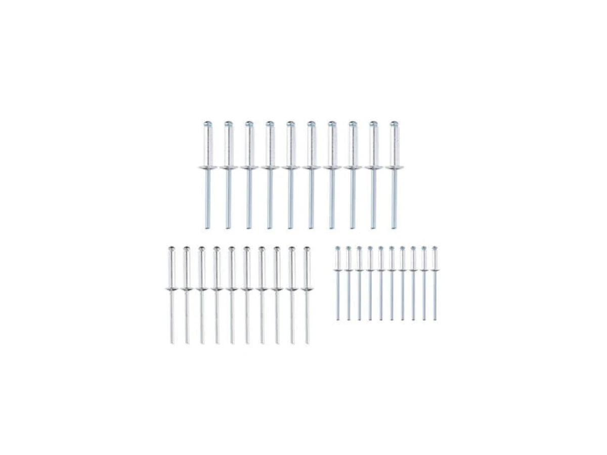 Пістолет заклепувальний пневматичний у кейсі з аксесуарами INTERTOOL PT-1304 