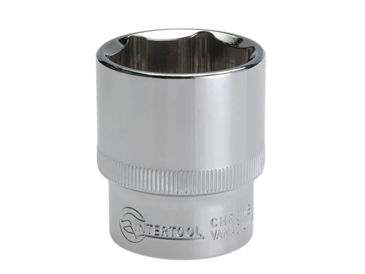 Головка шестигранна 1/2", 29*38 мм, Cr-V INTERTOOL ET-0029 