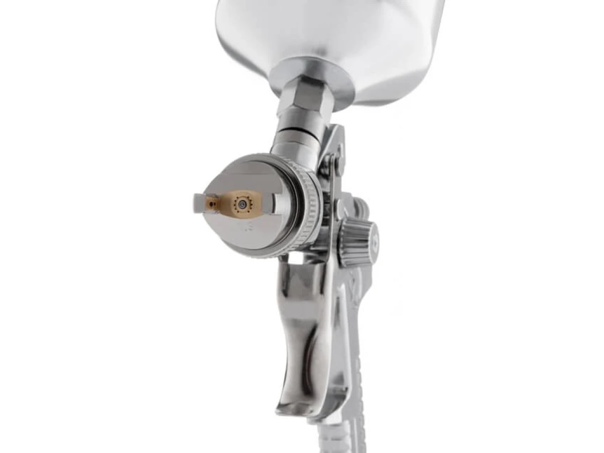 Фарбопульт пневматичний HVLP, форсунка 1.3 мм, верхній металевий бачок 1000 мл, 3 бар INTERTOOL PT-0107 