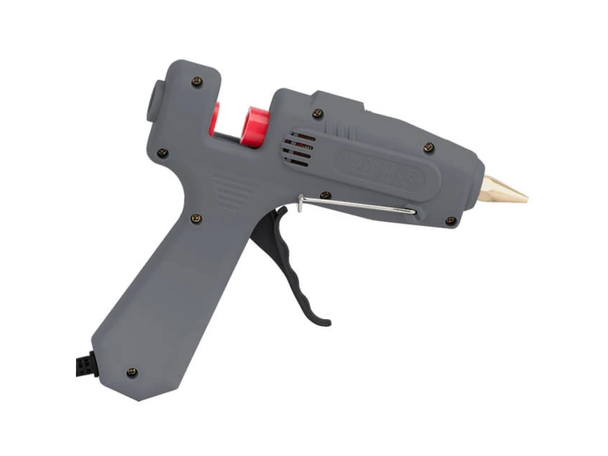 Пістолет клейовий 80 Вт, 230 В, 215-230°C під стрижні 10.8-11.5 мм, 13-30 г/хв. INTERTOOL RT-1104 