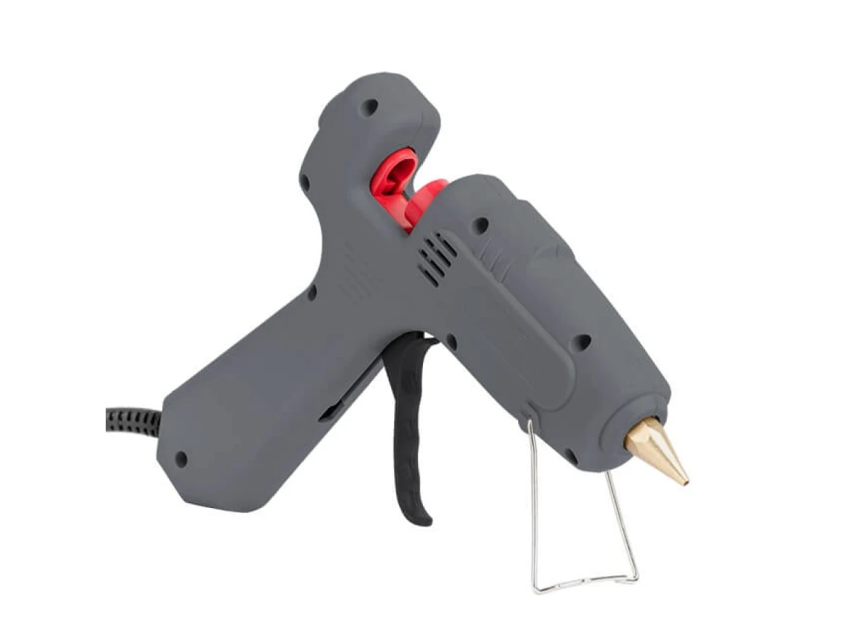 Пістолет клейовий 80 Вт, 230 В, 215-230°C під стрижні 10.8-11.5 мм, 13-30 г/хв. INTERTOOL RT-1104 