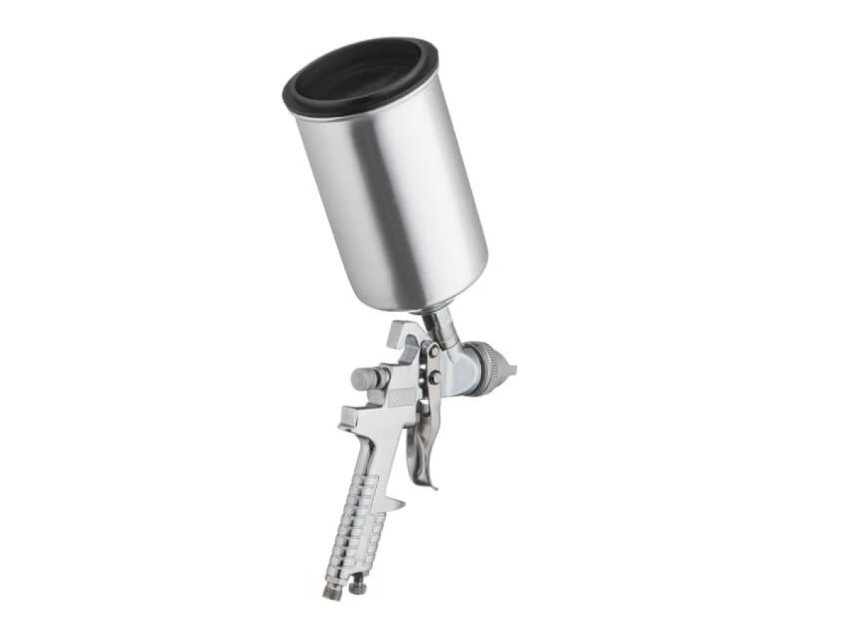 Фарбопульт пневматичний HVLP, форсунка 1.3 мм, верхній металевий бачок 1000 мл, 3 бар INTERTOOL PT-0107 