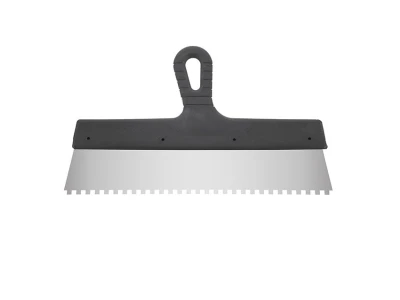 Шпатель из нержавеющей стали 350 мм с зубом 6x6мм INTERTOOL KT-2356