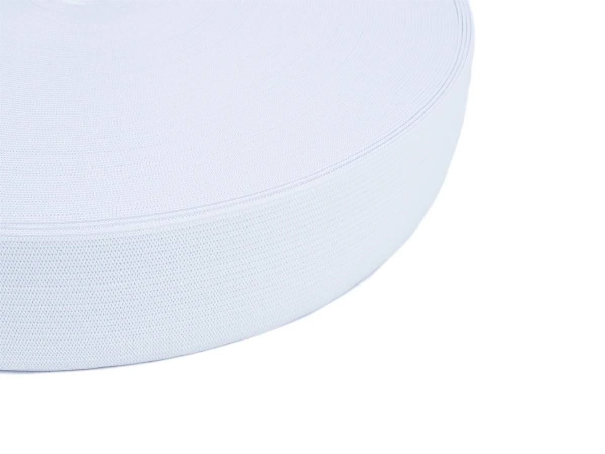 Еластична стрічка G-40 біла (25м) 