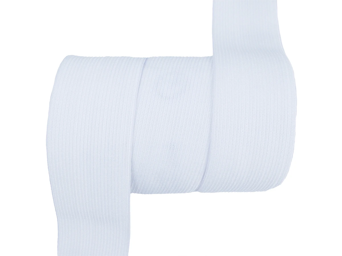 Еластична стрічка G-40 біла (25м) 