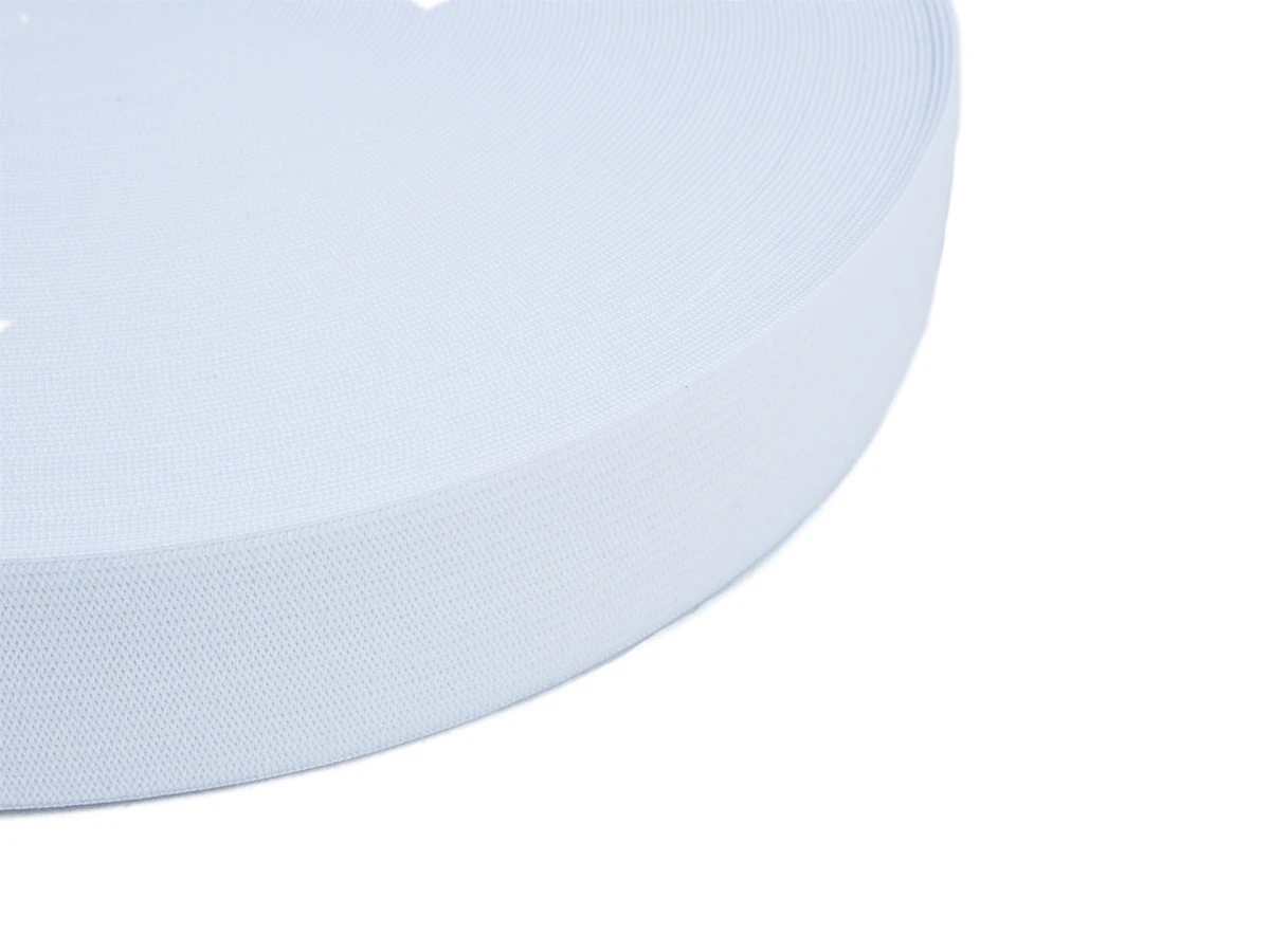 Еластична стрічка G-30 белая (25м) (4,5 г/кв.см) 