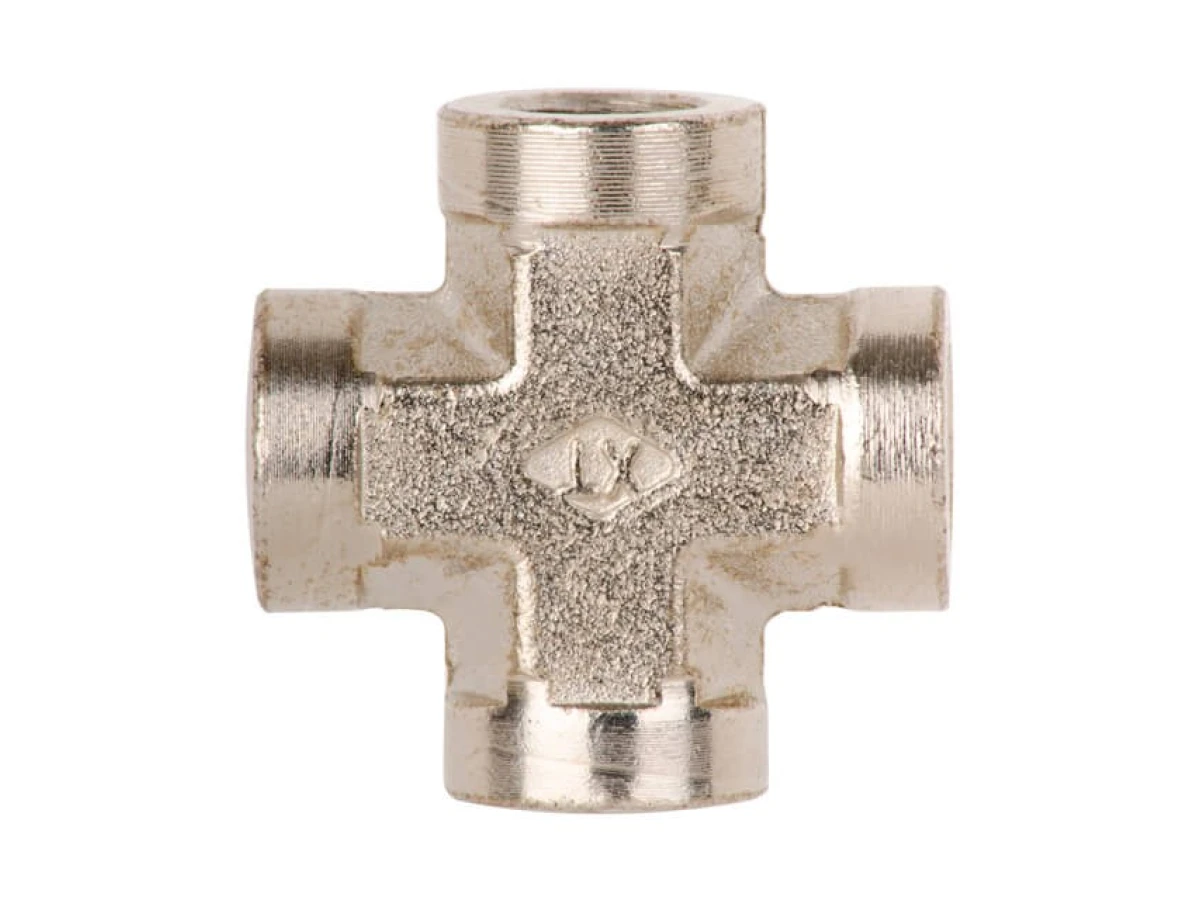 З'єднання хрестове зі внутрішньою різьбою 1/4" INTERTOOL PT-1864 