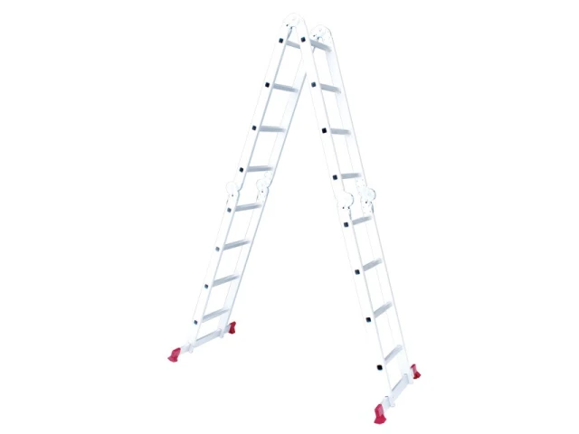 Лестница алюминиевая мультифункциональная трансформер 4*4 ступ., 4,7 м INTERTOOL LT-0029 