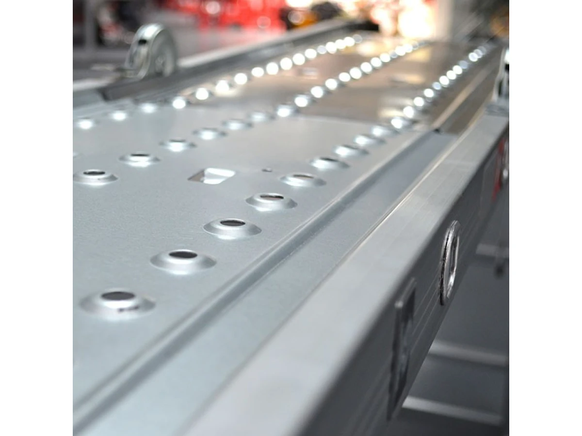 Лестница алюминиевая мультифункциональная трансформер 4*4 ступ., 4,7 м INTERTOOL LT-0029 