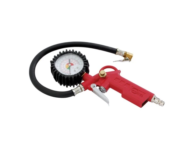 Пістолет для підкачування коліс із манометром пневматичний INTERTOOL PT-0504 