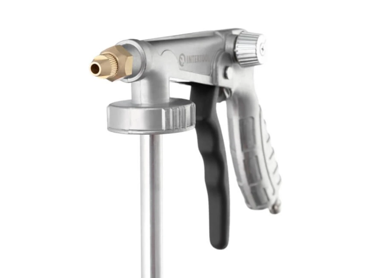 Пістолет для нанесення гравітексу пневматичний з гнучкою насадкою INTERTOOL PT-0703 