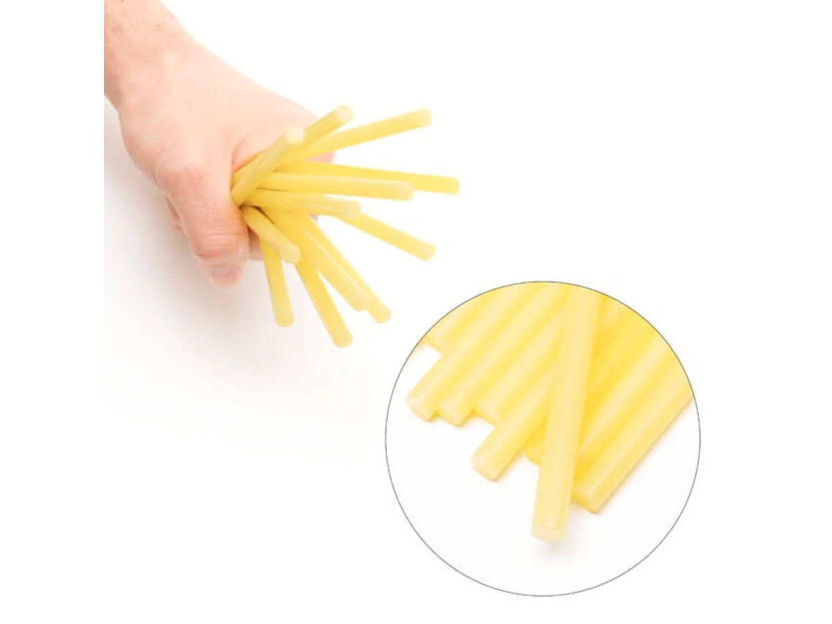 Комплект стрижнів клейових жовтих 7,4 мм * 200 мм, 12 шт. INTERTOOL RT-1051 