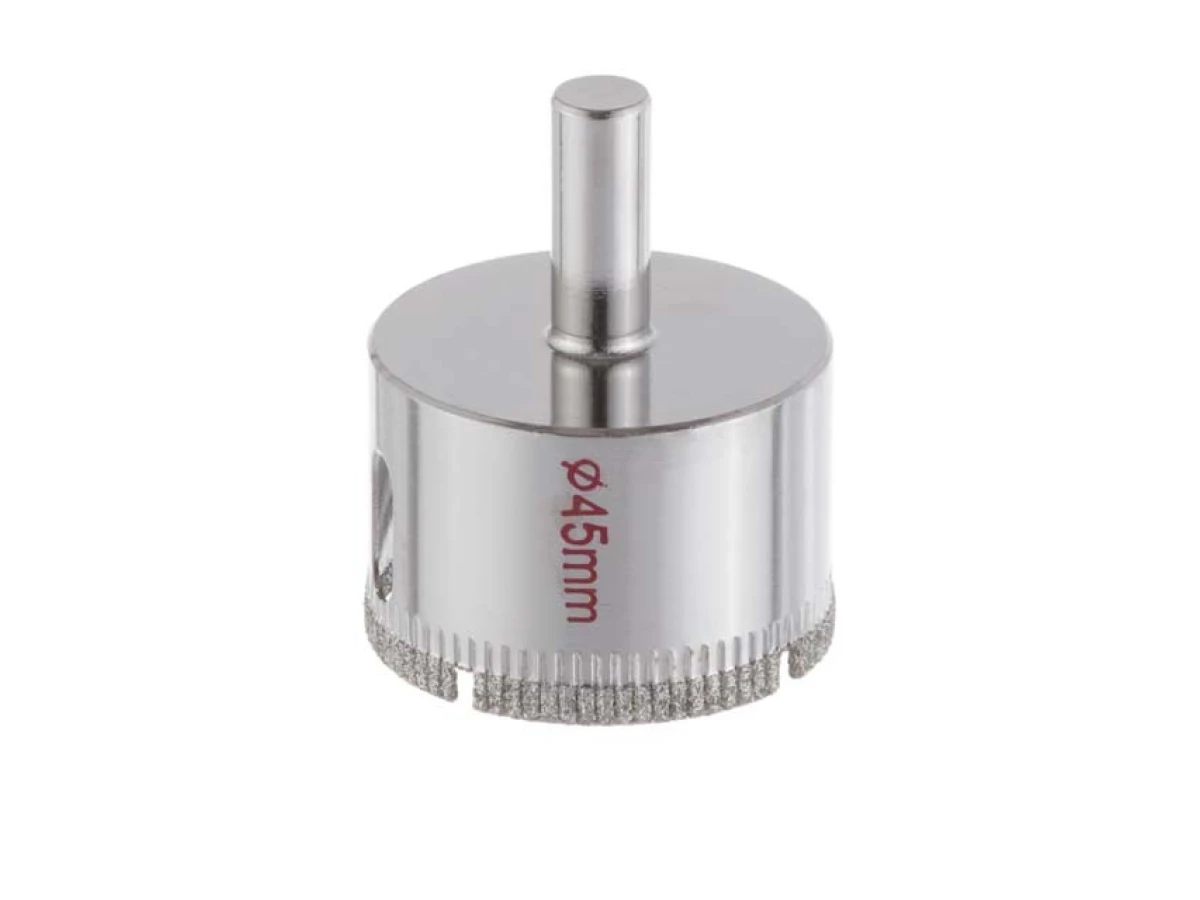 Коронка трубчаста по склу та кераміці 45 мм INTERTOOL SD-0365 