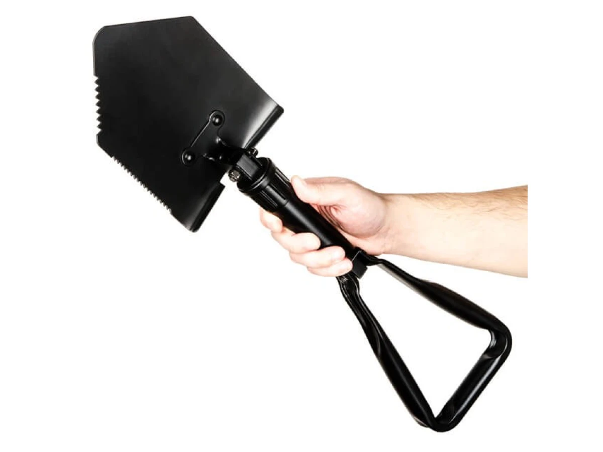 Лопата саперна складана 57 см INTERTOOL AT-0133 